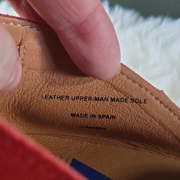 Verbenas Women's Leather Espadrilles - Made In Spain Size 40 - Picture 5 of 5